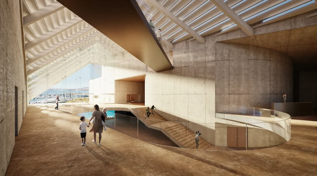 KIZI STUDIO Lobby Museum Render Competition in Athens, Greece