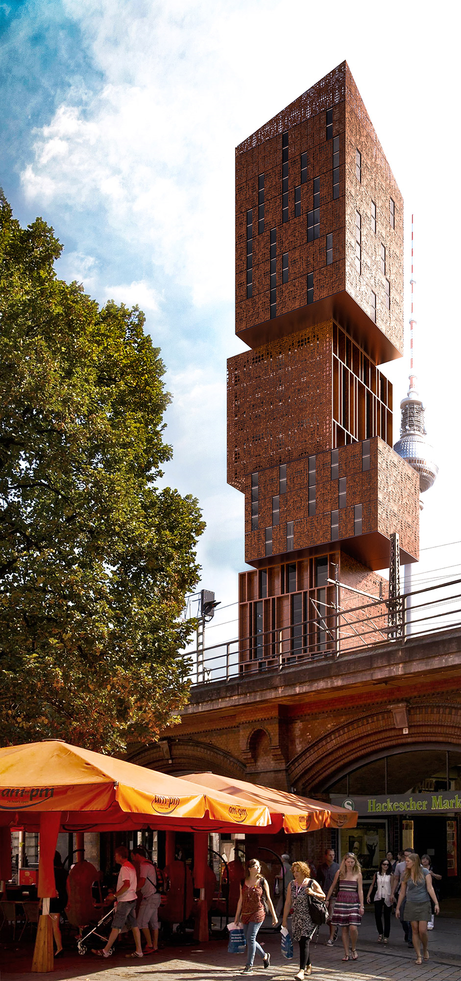 daylight kaleidoscope hotel in berlin by ferminnan and spagnoletta high-end architectural visualization